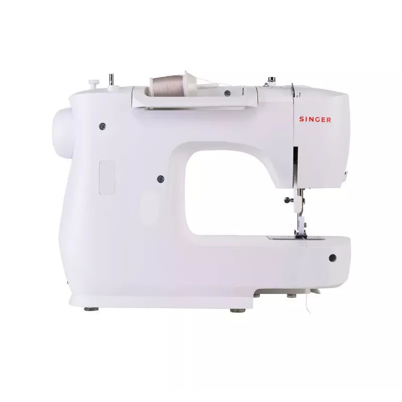 Máquina de coser semiautomática SINGER M2405 — mecánica, 11 programas, 8 tipos de puntada, 70W, blanca