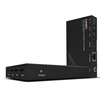 Lindy 70m Cat.6 HDMI 4K30, extensor HDBaseT con IR y RS-232 con PoC