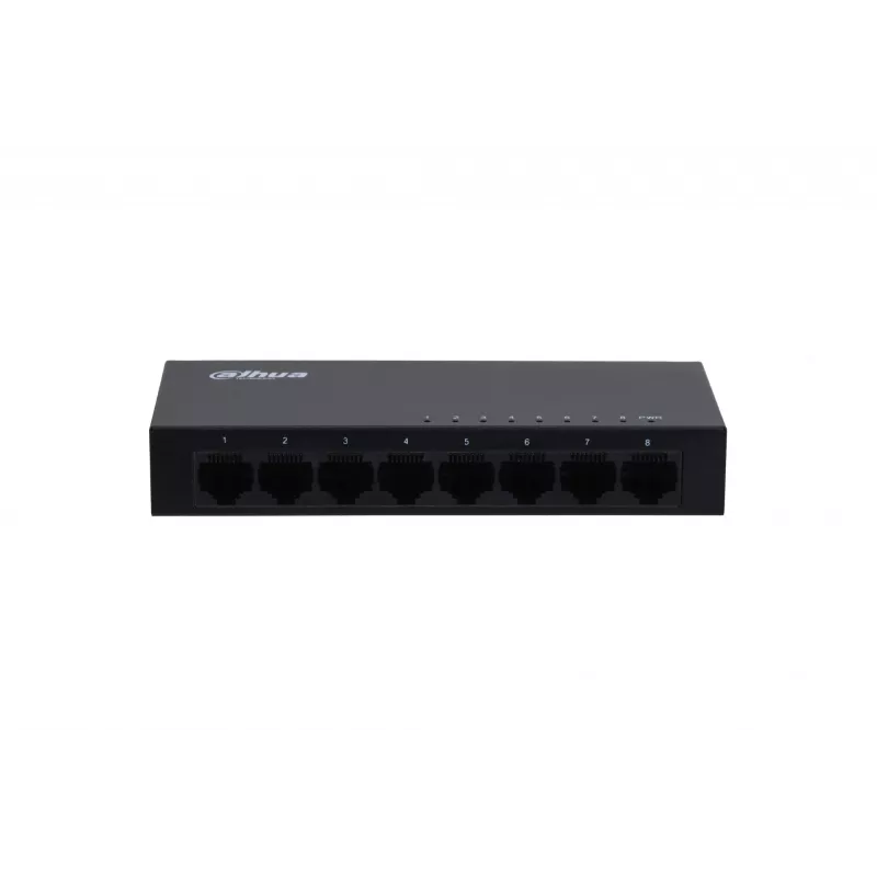 Dahua Technology Access switch Gigabit de 8 puertos no gestionado, no gestionado, L2, Gigabit Ethernet (10/100/1000)
