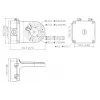 Mástil Dahua Technology DH-PFB206W Universal Blanco rosca de 3/4
