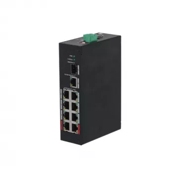 Dahua Technology PFS3110-8ET-96-V2 Fast Ethernet (10/100) no gestionado Power over Ethernet (PoE) 10U negro