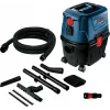 Aspirador de sólidos y líquidos Bosch GAS 15 PS Professional — en seco, 1100 W, 15 L bolsa de polvo, 8 L depósito de líquidos, 270 mbar