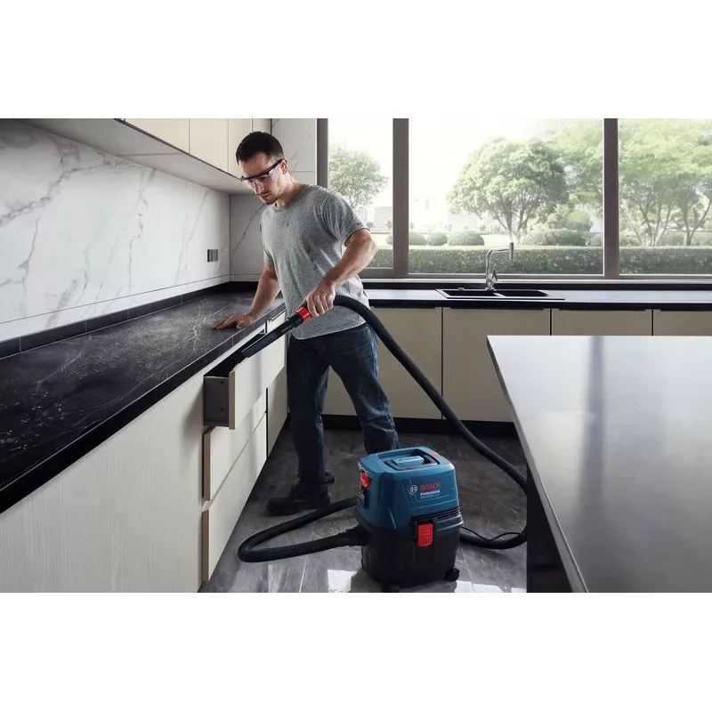 Bosch GAS 15 PS Professional aspirador cilíndrico, en seco, 1100 W, 15 l, bolsa para polvo