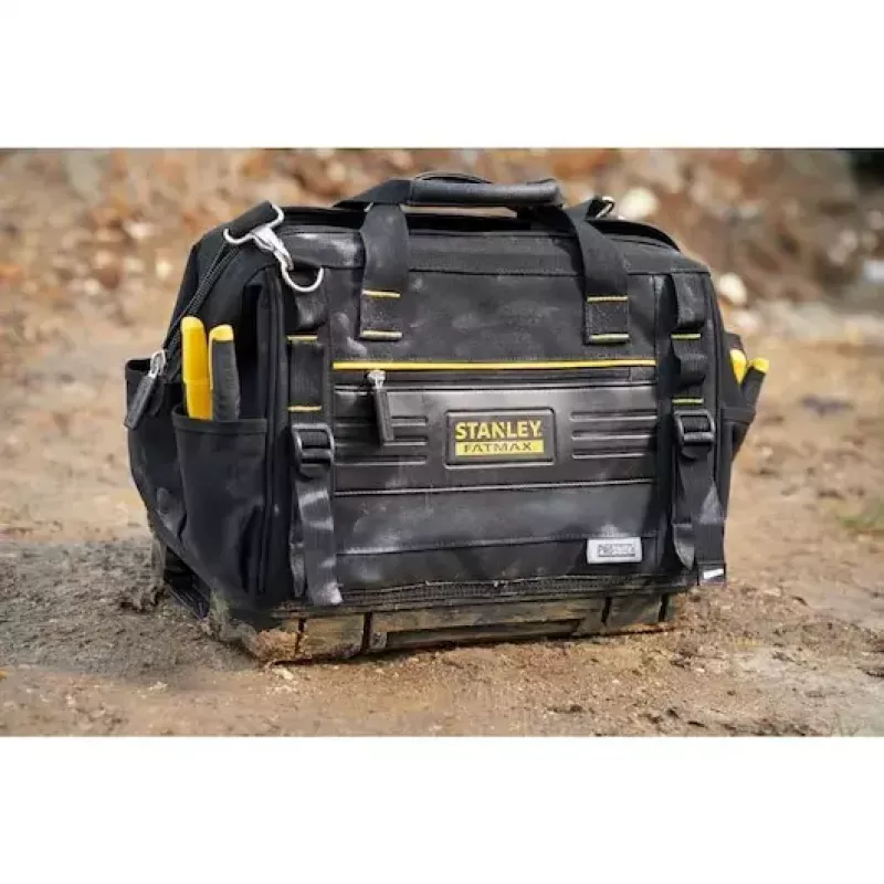 Maletín de almacenamiento de herramientas Stanley FATMAX FMST17627-1 impermeable negro amarillo