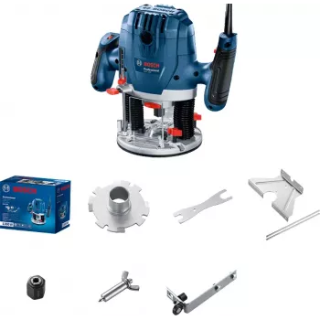 Bosch GOF 130 negro, azul 28000 rpm 1300 W
