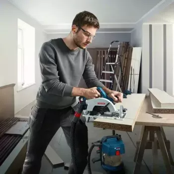 Bosch GKS 185-LI 16,5 cm negro, azul, gris 5000 rpm