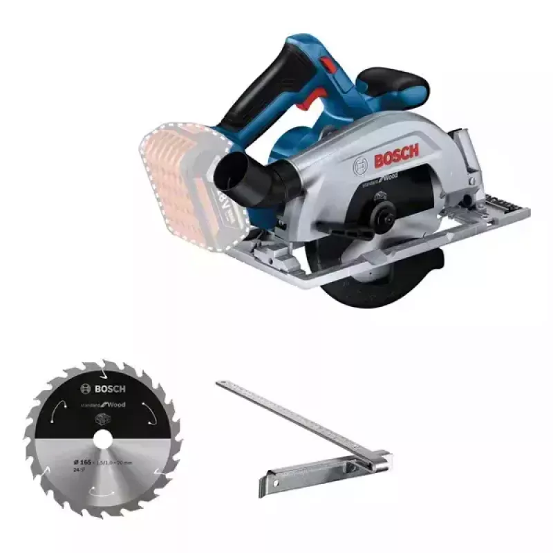 Bosch GKS 185-LI 16,5 cm negro, azul, gris 5000 rpm
