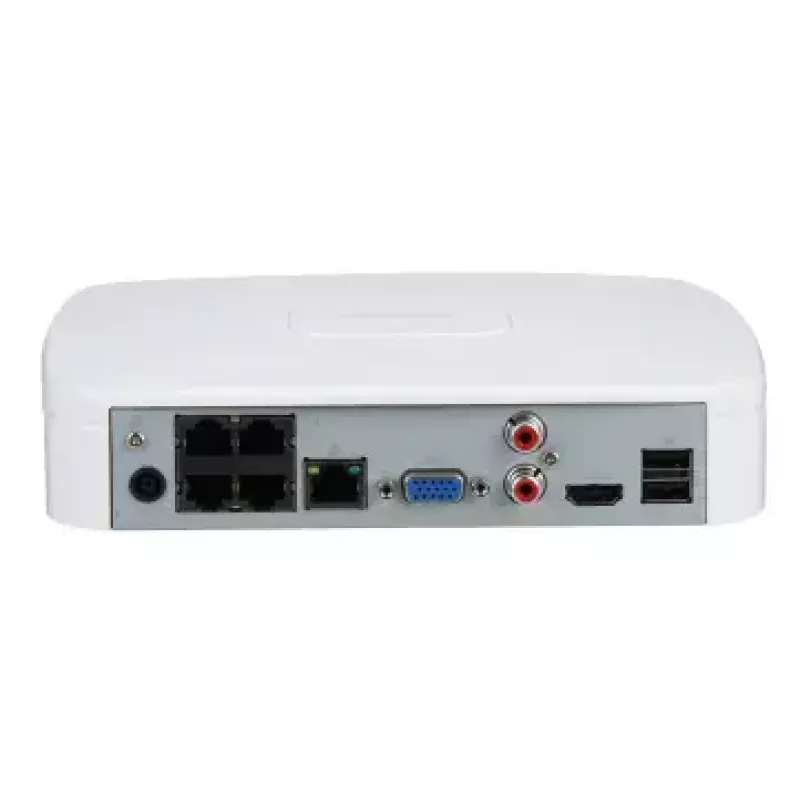 Dahua NVR4104-P-EI grabador de vídeo en red de 4 canales con 4 PoE, WizSense