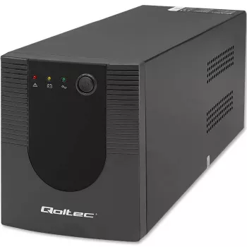 Qoltec UPS 53776 Line-Interactive 1,5 kVA 900 W 4 salidas AC