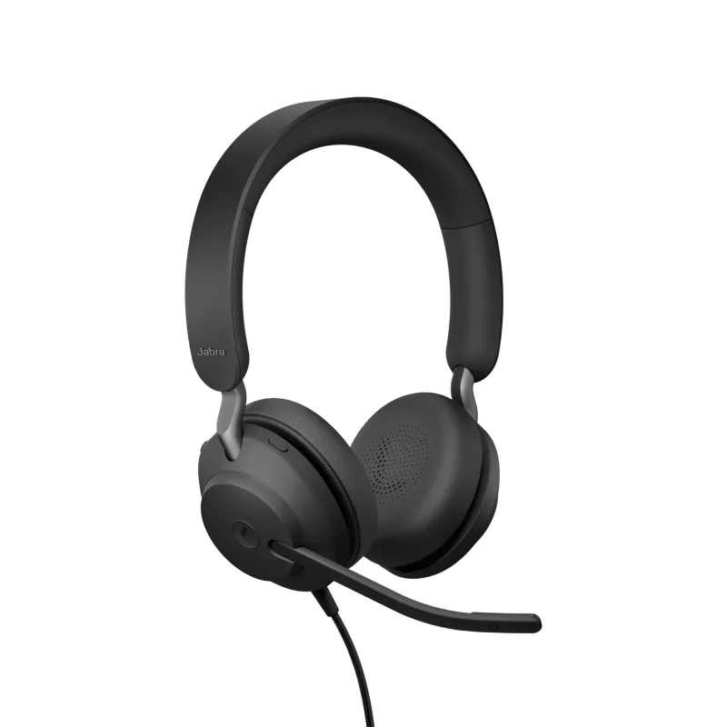Jabra Evolve2 40 USB-A, MS Teams Estéreo, Con cable, Oficina/Callcenter, 20 - 20000 Hz, 188 g, Auricular, Negro