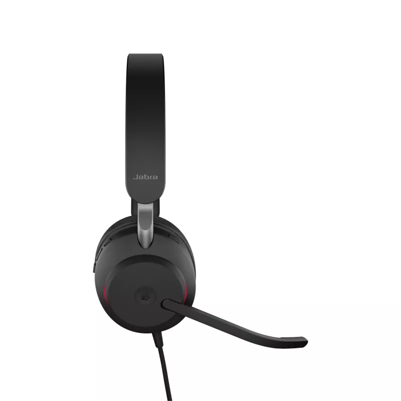 Jabra Evolve2 40 USB-A, MS Teams Estéreo, Con cable, Oficina/Callcenter, 20 - 20000 Hz, 188 g, Auricular, Negro