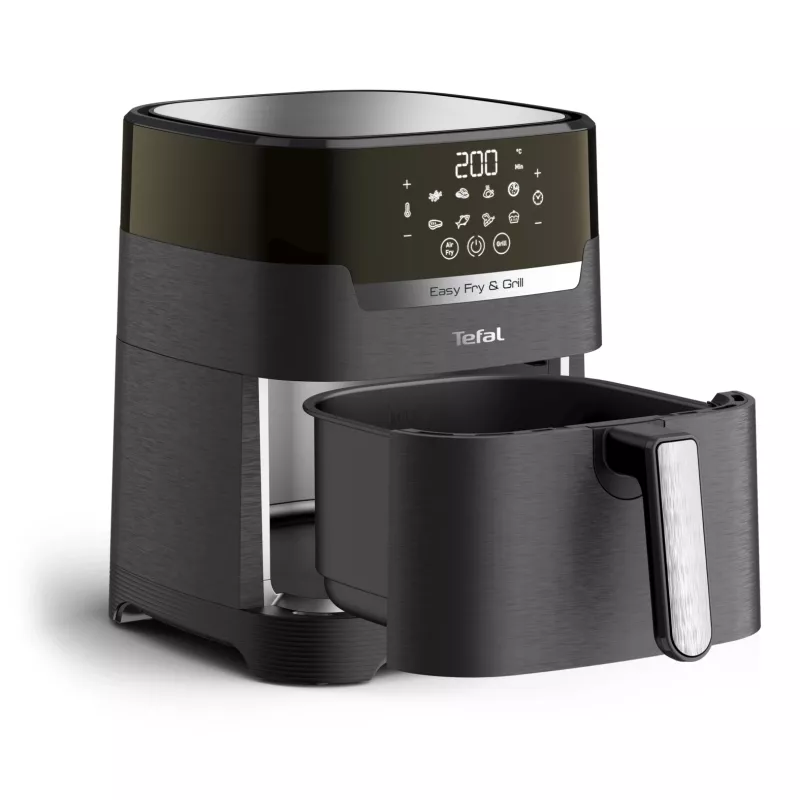 Tefal Easy Fry & Grill EY5058 Freidora de aire caliente individual 4,2 L de pie 1550 W Negro