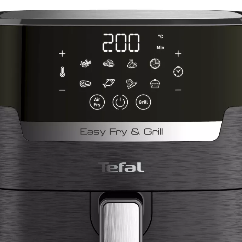 Tefal Easy Fry & Grill EY5058 Freidora de aire caliente individual 4,2 L de pie 1550 W Negro