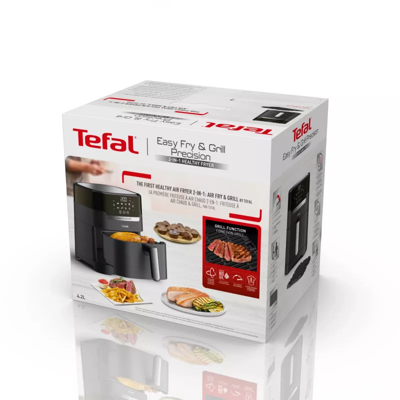 Tefal Easy Fry & Grill EY5058 Freidora de aire caliente individual 4,2 L de pie 1550 W Negro