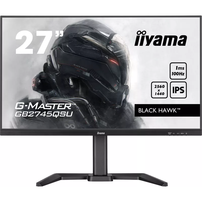 Monitor de ordenador iiyama G-MASTER GB2745QSU-B2 68,6 cm (27 pulgadas) 2560 x 1440 píxeles Wide Quad HD LED Negro