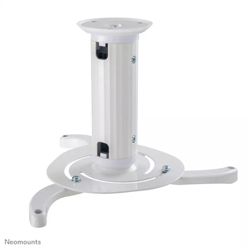 Neomounts BEAMER-C80WHITE Soporte de techo para proyector - Altura 13-20 cm - totalmente orientable