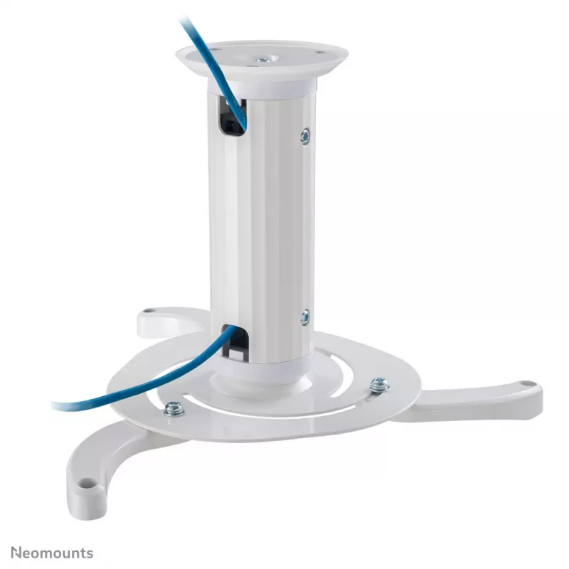 Neomounts BEAMER-C80WHITE Soporte de techo para proyector - Altura 13-20 cm - totalmente orientable