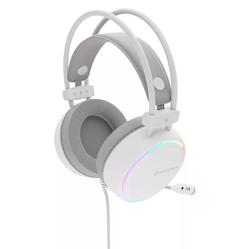 GENESIS NSG-2308 Auriculares/Headset con cable diadema gaming USB Type-A blanco