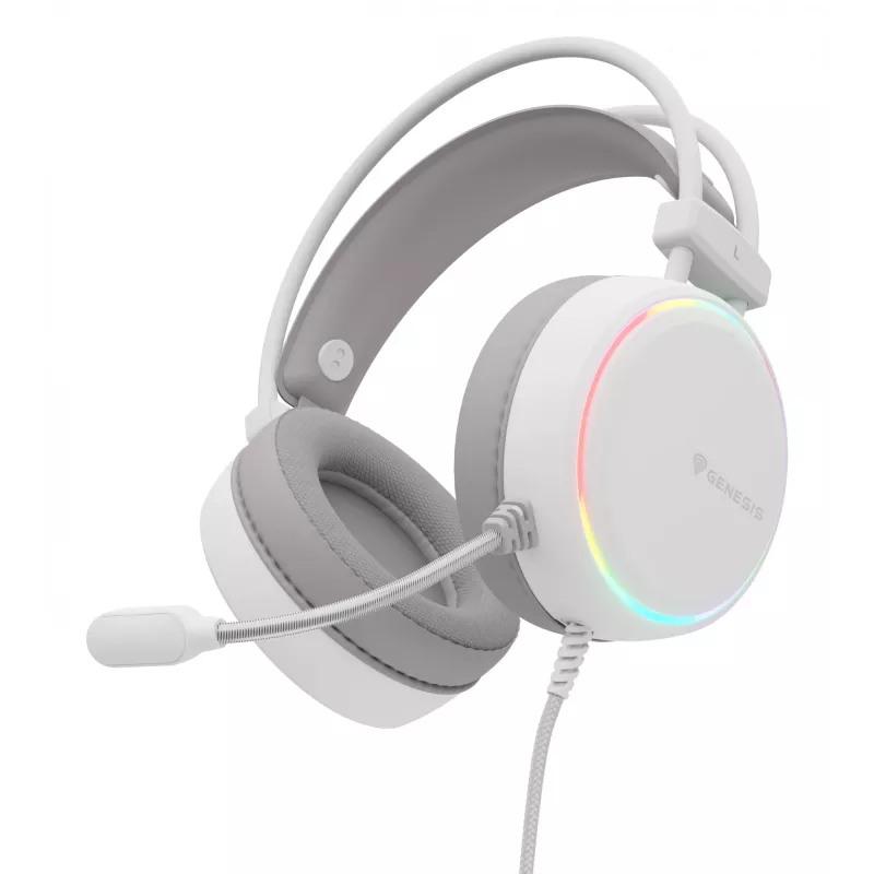 GENESIS NSG-2308 Auriculares/Headset con cable diadema gaming USB Type-A blanco