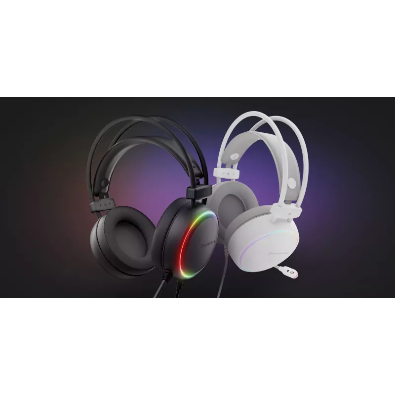 GENESIS NSG-2308 Auriculares/Headset con cable diadema gaming USB Type-A blanco
