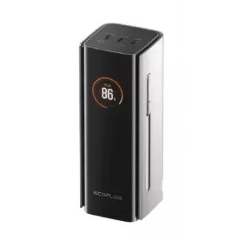 Batería externa EcoFlow RAPID Pro 20000 mAh litio 230W, 3× USB-C, negra