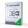 Gembird WM-80ST-05 soporte de pared para TV articulado, 37-80 pulgadas, hasta 50 kg