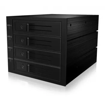 ICY BOX IB-564SAS-12G Conjunto de discos Negro