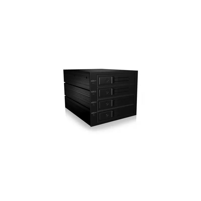 ICY BOX IB-564SAS-12G Conjunto de discos Negro