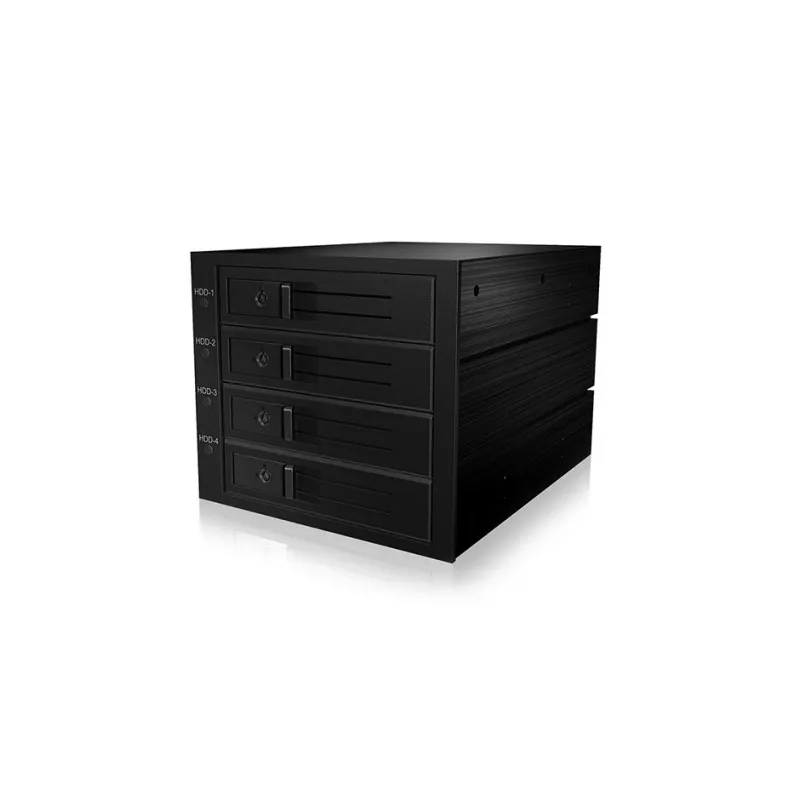 ICY BOX IB-564SAS-12G Conjunto de discos Negro