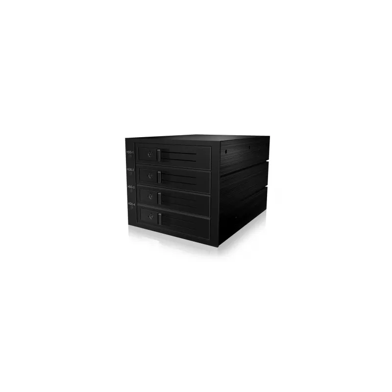 ICY BOX IB-564SAS-12G Conjunto de discos Negro
