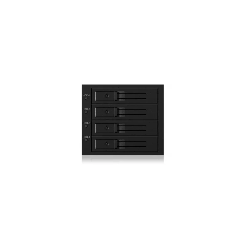 ICY BOX IB-564SAS-12G Conjunto de discos Negro