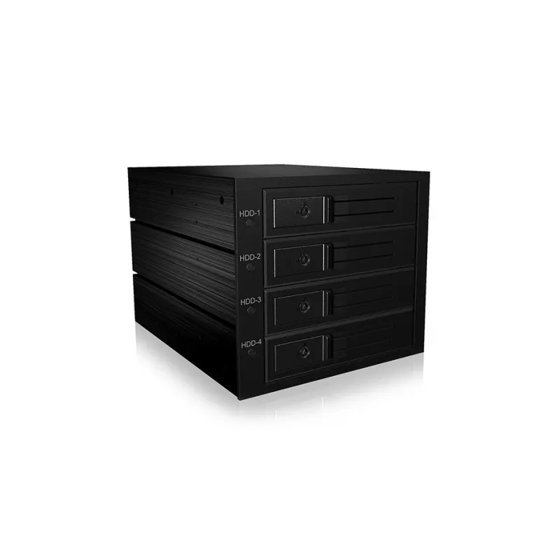ICY BOX IB-564SAS-12G Conjunto de discos Negro