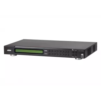 ATEN 8X8 True 4K HDMI Matrix Switch, Conmutador de matriz AV, 18 Gbit/s, 600 MHz, 4096 x 2160 píxeles, 4096 x 2160, 3840 x 2160, 1920 x 1200, Negro