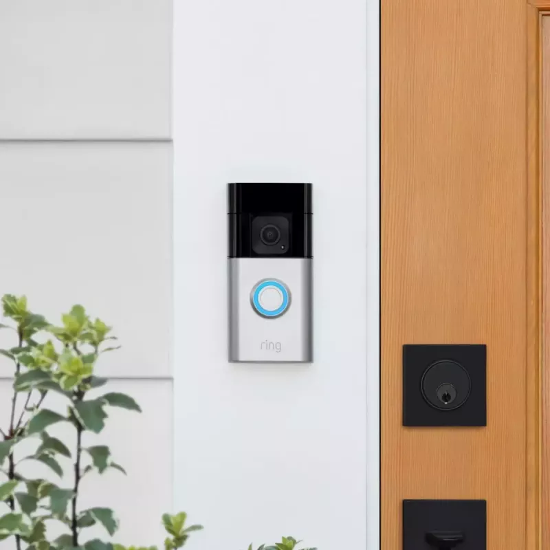 Battery Doorbell Plus Ring Negro Níquel