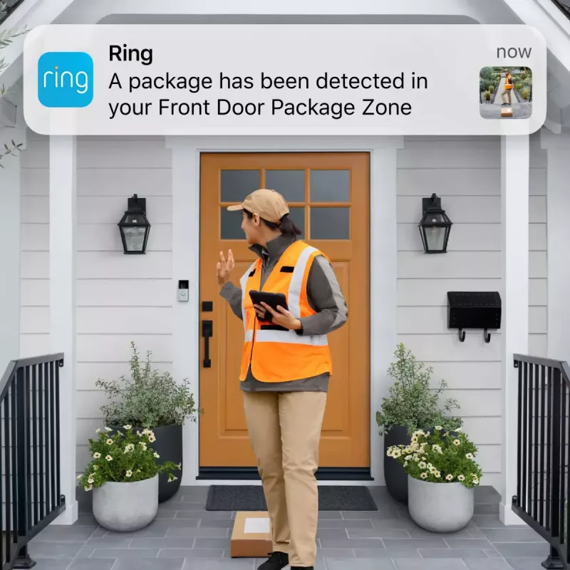 Battery Doorbell Plus Ring Negro Níquel
