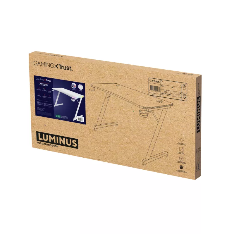 Trust GXT 709W LUMINUS blanco