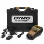 DYMO Rhino 6000+ Impresora de etiquetas industrial | Impresora de etiquetas conectada a ordenador con maletín rígido | Incluye 1 casete de cinta de vinilo, 1 casete de cinta de nailon flexible y batería de litio-ion recargable