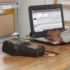 DYMO Rhino 6000+ Impresora de etiquetas industrial | Impresora de etiquetas conectada a ordenador con maletín rígido | Incluye 1 casete de cinta de vinilo, 1 casete de cinta de nailon flexible y batería de litio-ion recargable