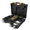 DYMO Rhino 6000+ Impresora de etiquetas industrial | Impresora de etiquetas conectada a ordenador con maletín rígido | Incluye 1 casete de cinta de vinilo, 1 casete de cinta de nailon flexible y batería de litio-ion recargable