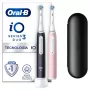 Oral-B iO3 Duo Cepillo de dientes eléctrico vibratorio para adultos negro, rosado, blanco