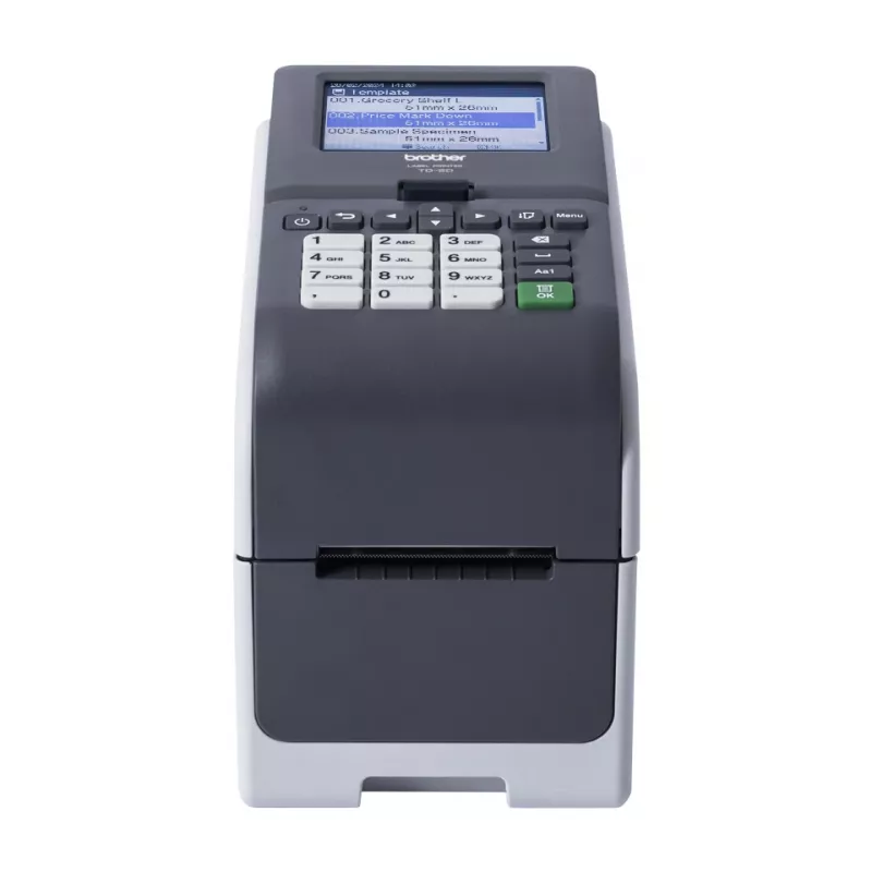 Brother TD-2350DSA203 Impresora de etiquetas térmica directa 203 x 203 DPI 152 mm/s con cable e inalámbrica Ethernet LAN Wi-Fi Bluetooth