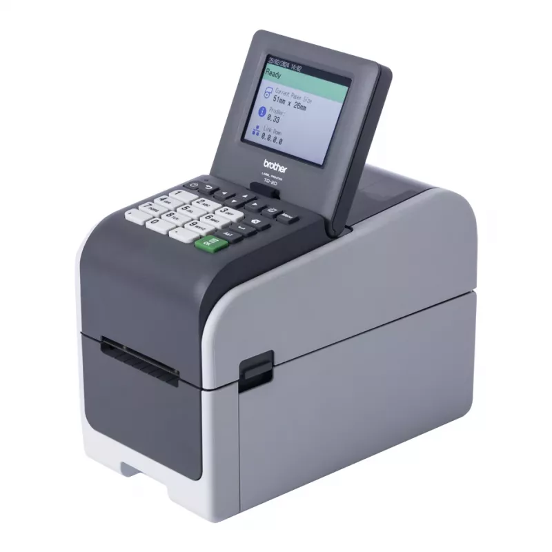 Brother TD-2350DSA203 Impresora de etiquetas térmica directa 203 x 203 DPI 152 mm/s con cable e inalámbrica Ethernet LAN Wi-Fi Bluetooth
