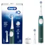 Cepillo de dientes eléctrico BRAUN Oral‑B iO Series 2 verde recargable con estuche de viaje