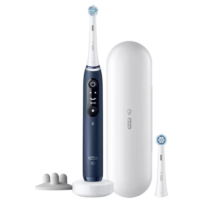 Oral-B iO 7S Cepillo de dientes oscilante para adultos azul, blanco