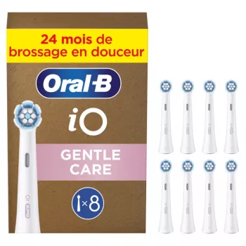 Oral-B iO Gentle Care 8 uds. blanco