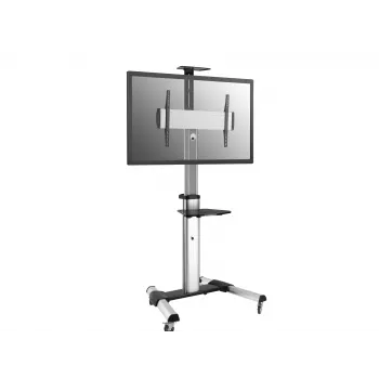Equip 650602 carro para pantalla LFD de 37-70 pulgadas (94-177,8 cm), giro de 90°, VESA máx. 600 x 400 mm, 50 kg, aluminio, negro, blanco