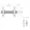 Soporte de pared para TV modular Push-In Pop-Out Equip 37 inch-65 inch
