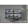 Soporte de sobremesa ajustable Equip para cuatro monitores de 17