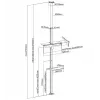 Soporte de TV motorizado con mando a distancia Equip 37–65