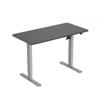 Bastidor de mesa elevable eléctrico ERGO Equip con tablero, gris
